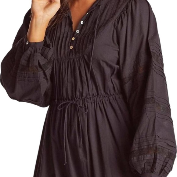 Cleobella Turner Midi Dress In Black size large - Picture 3 of 11